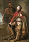 Colonel Guy Johnson and Karonghyontye Captain David Hill 1776 Art Print