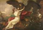 Eagle bringing cup to Psyche 1802 Traditional Print