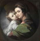 Elizabeth Shewell West and Her Son, Raphael 1770 Traditional Print