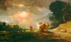 Lot Fleeing from Sodom 1810 Art Print