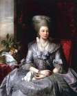 Portrait of Queen Charlotte 1776 Traditional Print