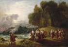 Telemachus and Calypso 1809 Traditional Print