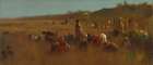 Cranberry Pickers, Nantucket 1879 Art Print