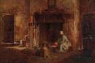 Kitchen at Mount Vernon 1857 Traditional Print