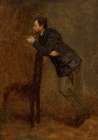 Portrait Sketch of Sanford Gifford Traditional Print