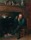 Study from Life Down East 1860 Traditional Print
