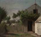 The Back Fence 1870 Art Print