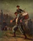 Wounded Drummer Boy 1869 Traditional Print