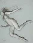 Study for figure of 11 am for The Hours ceiling at the state capitol building in Harrisburg, PA Traditional Print