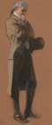 Study for figure of Dr. Benjamin Rush, in Apotheosis of Pennsylvania Traditional Print