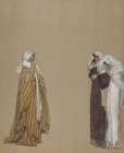 Study. Three figures Art Print