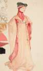 The Queen in pink, costume sketch for Henry Irvings 1898 Planned Production of Richard II Traditional Print