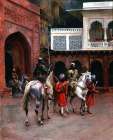 Indian Prince, Palace of Agra Traditional Print