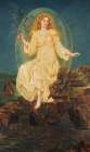 Lux in Tenebris circa 1895 Art Print
