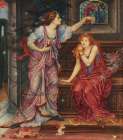 Queen Eleanor and Fair Rosamund Art Print
