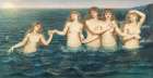 The Sea Maidens circa 1885 Art Print