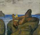 Blowing Faun 1914 Art Print by Franz von Stuck
