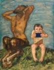 Dissonance 1900 Art Print by Franz von Stuck