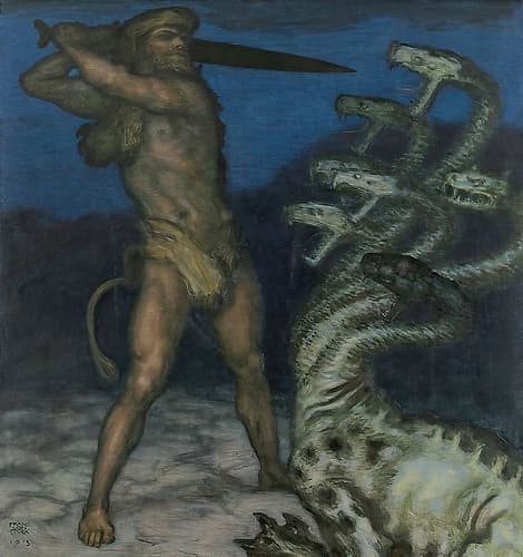 Hercules and the Hydra 1915 Art Print