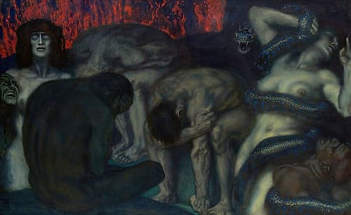 Inferno 1908 Art Print