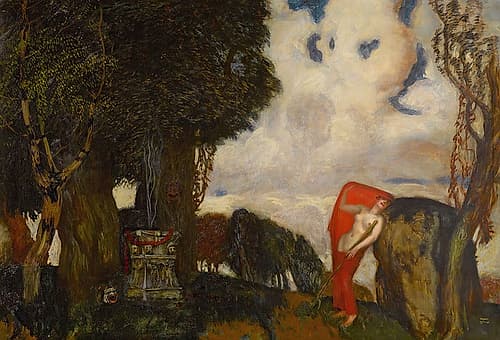 Iphigenia in the Courts Art Print