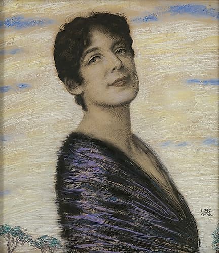 Mary von Stuck circa 1915 Art Print