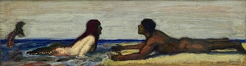 Mermaid 1891 Art Print