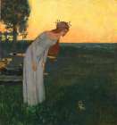 Once upon a time 1891 Art Print