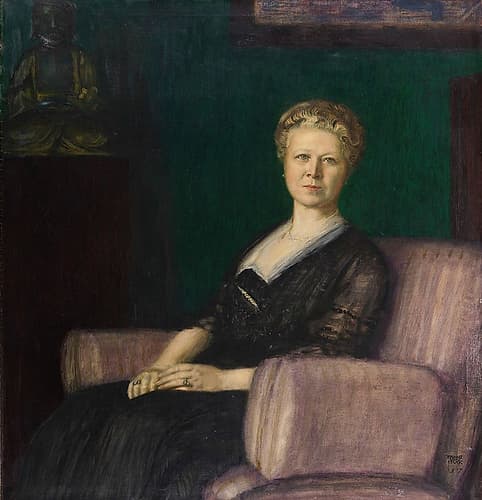 Portrait Luise Bestehorn 1917 Art Print