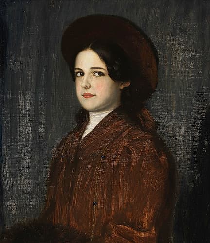 Portrait of Mary Stuck 1910 Art Print