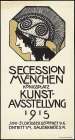 Poster for the Munich Secession exhibition in 1915 Art Print