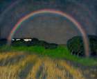 Rainbow landscape 1927 Art Print