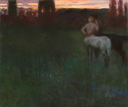 Sunset 1891 Art Print