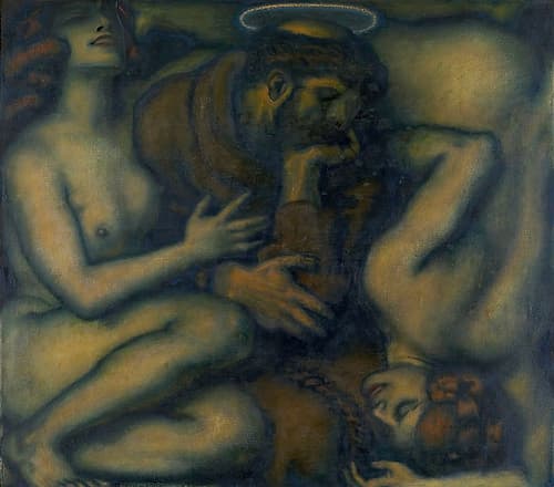 Temptation 1918 Art Print
