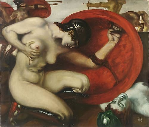 Wounded Amazon 1905 Art Print