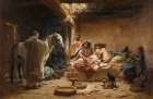 An Interior In Biskra 1881 Art Print