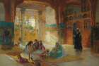 Interior of an Arab palace Art Print