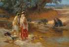On the Banks of the Wadi Art Print
