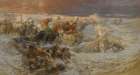 Pharaoh And His Army Engulfed By The Red Sea 1900 Traditional Print
