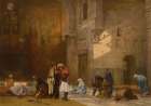 Prayer in the Mosque, Cairo 1876 Traditional Print