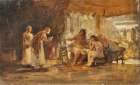 Study Of A Group In An Interior 1879 Traditional Print
