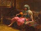 Tender Moments 1875 Art Print