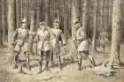 Arrest of a Poacher in the Forest Art Print