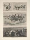 Chasing a major general 1890 Art Print