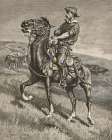 In from the night herd 1886 Art Print