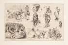 In the lodges of the Blackfeet Indians 1887 Art Print