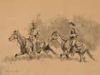 The Couriers 1890 Art Print