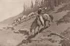 The roundup 1902 Art Print