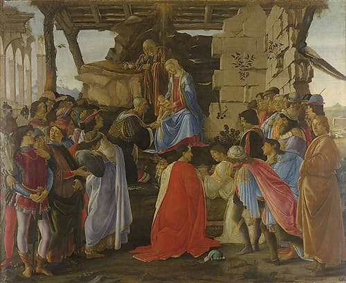 Adoration of the Magi ca 1476 Art Print by Sandro Botticelli