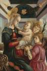 Madonna and Child with Angels ca 1465 Art Print